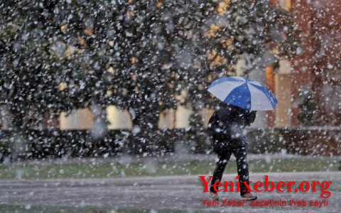 Завтра в Баку выпадет мокрый снег