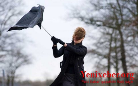 В Азербайджане ожидаются сильный ветер, дожди и грозы