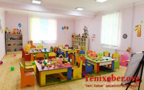 Начался процесс записи в очередь в бакинские детские сады