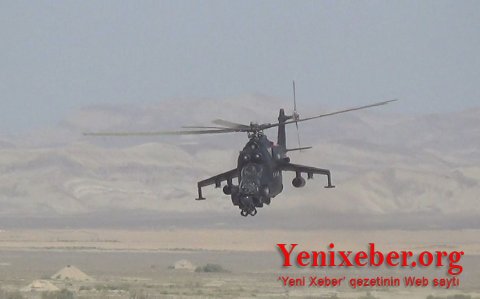 Проведены учения с вертолетными подразделениями ВВС