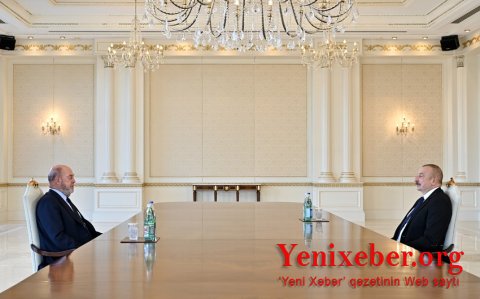 Ильхам Алиев принял президента Всемирной и Европейской федерации карате