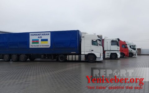 Часть гумпомощи из Азербайджана достигла Украины