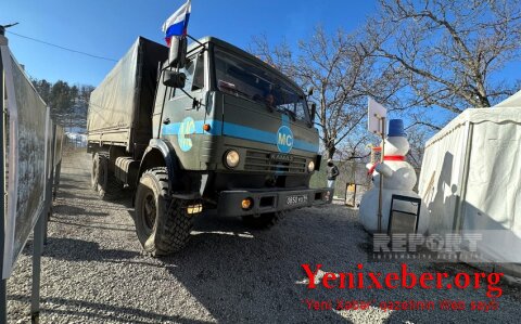 Сегодня по дороге Ханкенди-Лачын беспрепятственно проехал один автомобиль миротворцев