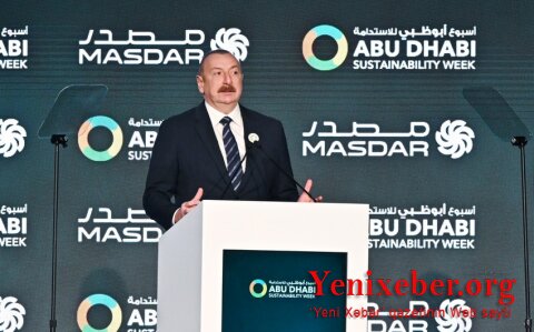 Президент Ильхам Алиев принял участие в церемонии открытия Недели устойчивого развития Абу-Даби