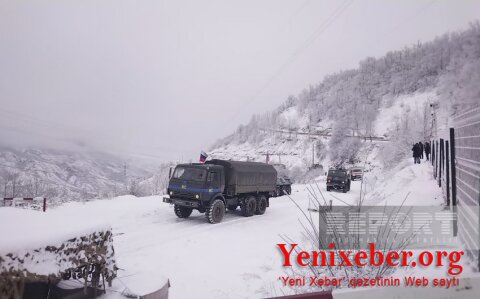 Из Ханкенди в направлении Лачына беспрепятственно проехали еще 23 автомобиля миротворцев