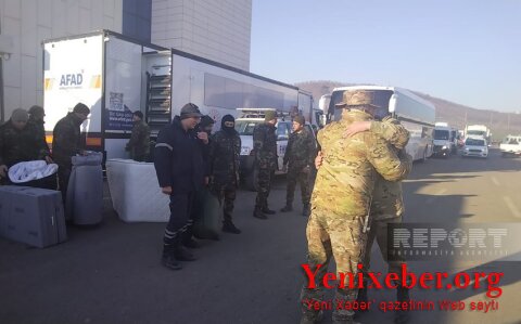 Группа азербайджанских спасателей отправилась из Кахраманмараша в Хатай