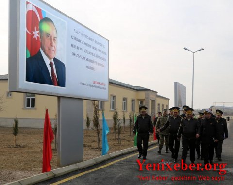 Zakir Həsənov poliqonunun açılışında iştirak edib -