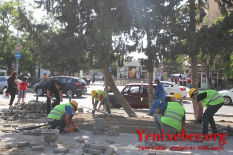 -abadlıq-yenidənqurma  işləri aparılır