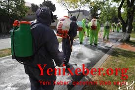 Bakıda gücləndirilmiş dezinfeksiya işləri aparılır