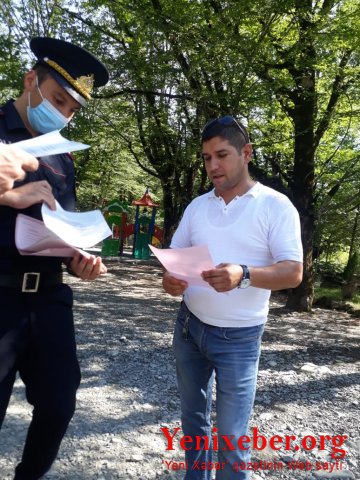 Oğuza istirahətə gələn şəxslər-