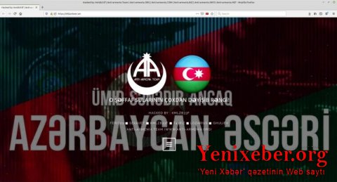 Hakerlərimiz 30-dək erməni saytını dağıtdılar-