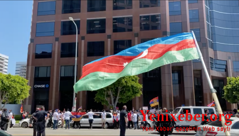 ABŞ-ın bu şəhərində də Ermənistan əleyhinə aksiya keçirilib-