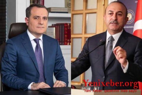 Çavuşoğlu Ceyhun Bayramovu Türkiyəyə dəvət etdi