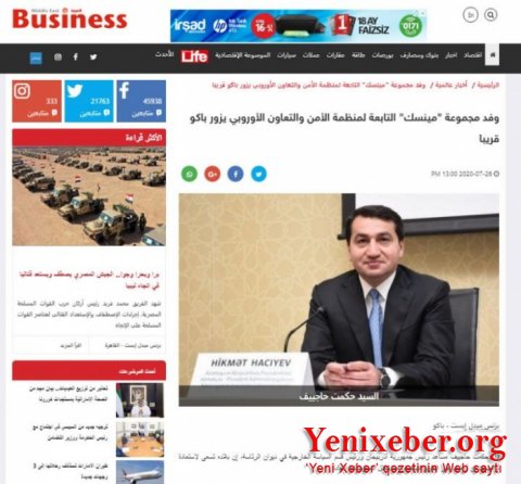 Bu ölkə KİV-lərində erməni təxribatı barədə məqalələr dərc olundu