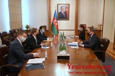 Ceyhun Bayramov ABŞ səfirini qəbul edib