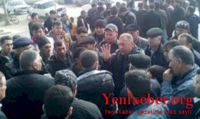 Nəsimi rayon sakinləri küçələrə axışdı - ETİRAZA QALXAN İNSANLAR TƏLƏB ETDİ -