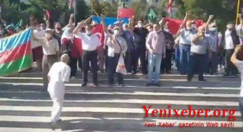 Türkiyənin Azərbaycandakı səfirliyi qarşısında aksiya: