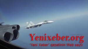 Rusiya qırıcısı ABŞ bombardmançısını belə silkələdi-