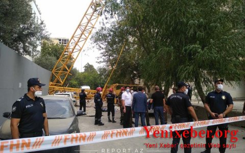 Aşan kran bu şirkətə məxsus imiş-