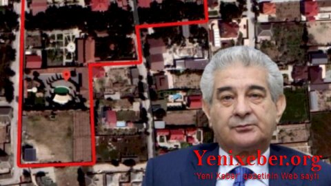 Əli Əhmədovun dəbdəbəli bağ evi: