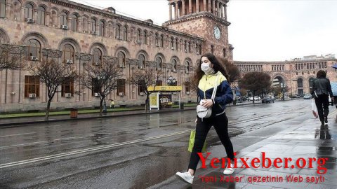 Ermənistanda koronavirusa yoluxanların sayı artdı