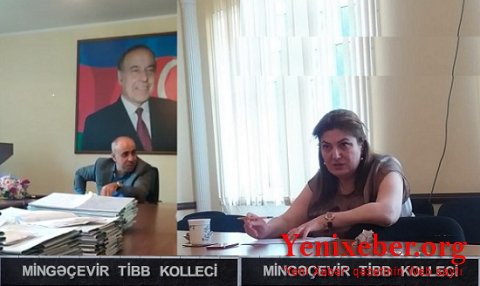 Mingəçevirdəki kollec direktoru görün nələr edir? -