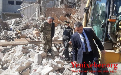 Baş prokuror və Fövqəladə Hallar naziri Gəncədə hadisə yerindədir