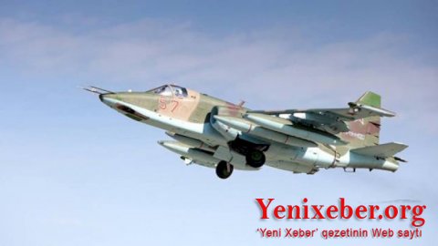 Düşmənin Su-25 təyyarəsi məhv edilib