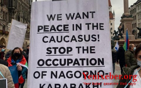 Erməni terroruna etiraz olaraq yürüş təşkil edilib-