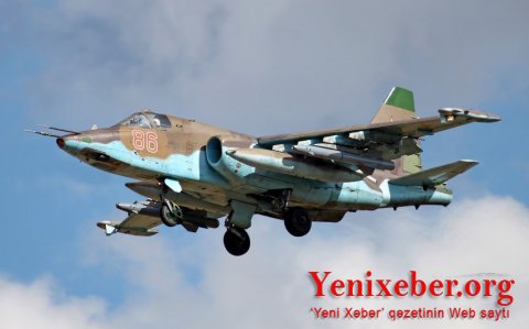 Düşmənin növbəti Su-25 təyyarəsi vurulub