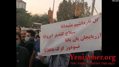 İran Azərbaycanında Qarabağa dəstək aksiyası