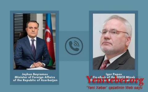 Ceyhun Bayramov həmsədrlərlə danışıqlar apardı