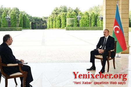 Prezident İlham Əliyev Rusiyanın İnterfaks agentliyinə müsahibə verib-