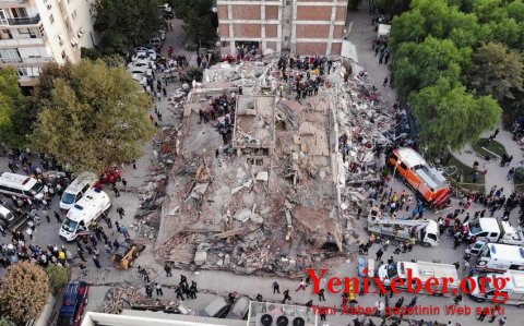 İzmirdə zəlzələdən ölənlərin sayı yenidən artdı