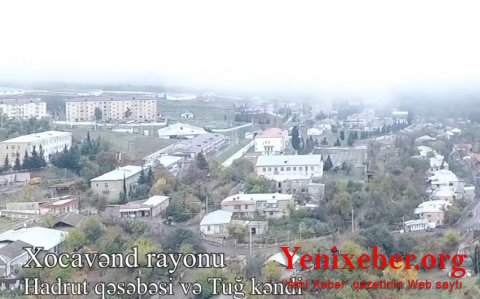 İşğaldan azad olunan Hadrut qəsəbəsi və Tuğ kəndi-