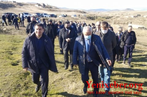 Diplomatlar Füzulidə erməni vəhşiliyinin şahidi oldu -