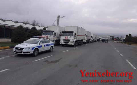 Rusiya Şuşa və Xankəndinə humanitar yardım göndərib-