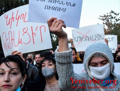 Paşinyanın istefası tələbilə kampaniya başadı-