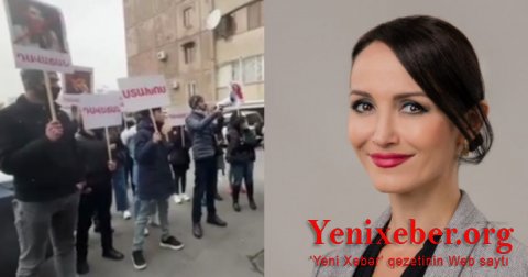 Erməni deputatın anası etirazçıların üzərinə qaynar su atdı - 