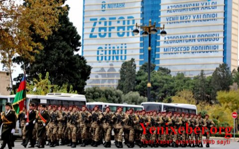 Bu gün Bakıda Zəfər paradı keçiriləcək