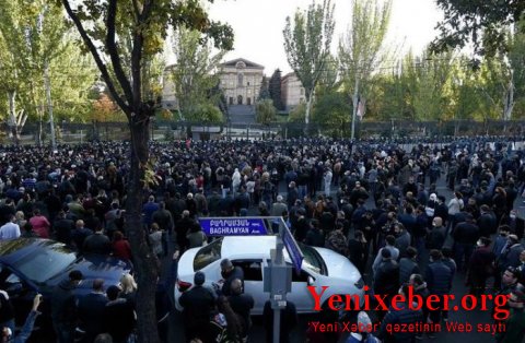 Paşinyanın istefası tələbi ilə ölkə üzrə tətil olacaq-