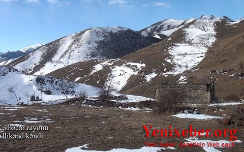 Kəlbəcər rayonunun Allıkənd kəndi-