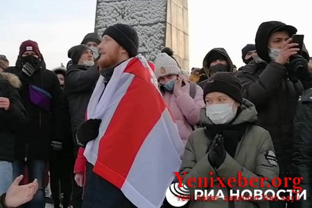 Rusiyada Navalnının həbsinə etiraz aksiyaları keçirilir -