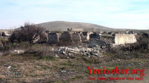 Füzulinin Xələfşə kəndinin görüntüləri - 