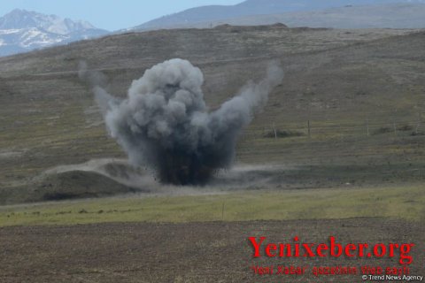 ANAMA-nın əməkdaşı minaya düşdü