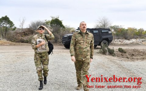 Prezident İlham Əliyev və Mehriban Əliyeva işğaldan azad olunmuş rayonlarda olublar
