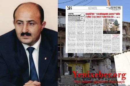 Nəsimi rayon icra başçısının özbaşınalıqları Türkiyə mətbuatında –