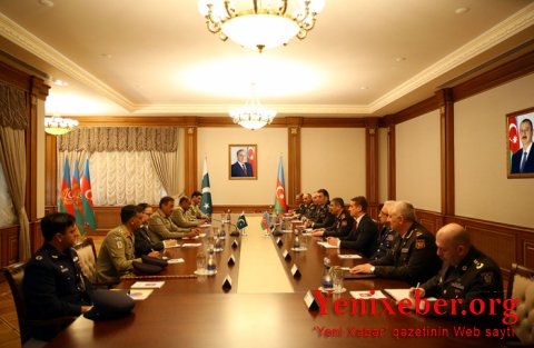 Azərbaycanla Pakistan arasında hərbi əməkdaşlıq müzakirə olunub - 