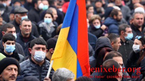 Ermənistanda müxalifətin mitinqi başa çatıb - 