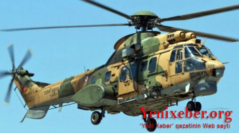 Türkiyədə hərbi helikopter qəzaya uğradı-